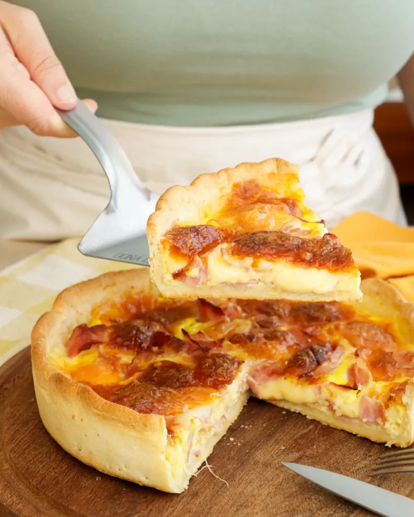 tarta de jamon y queso