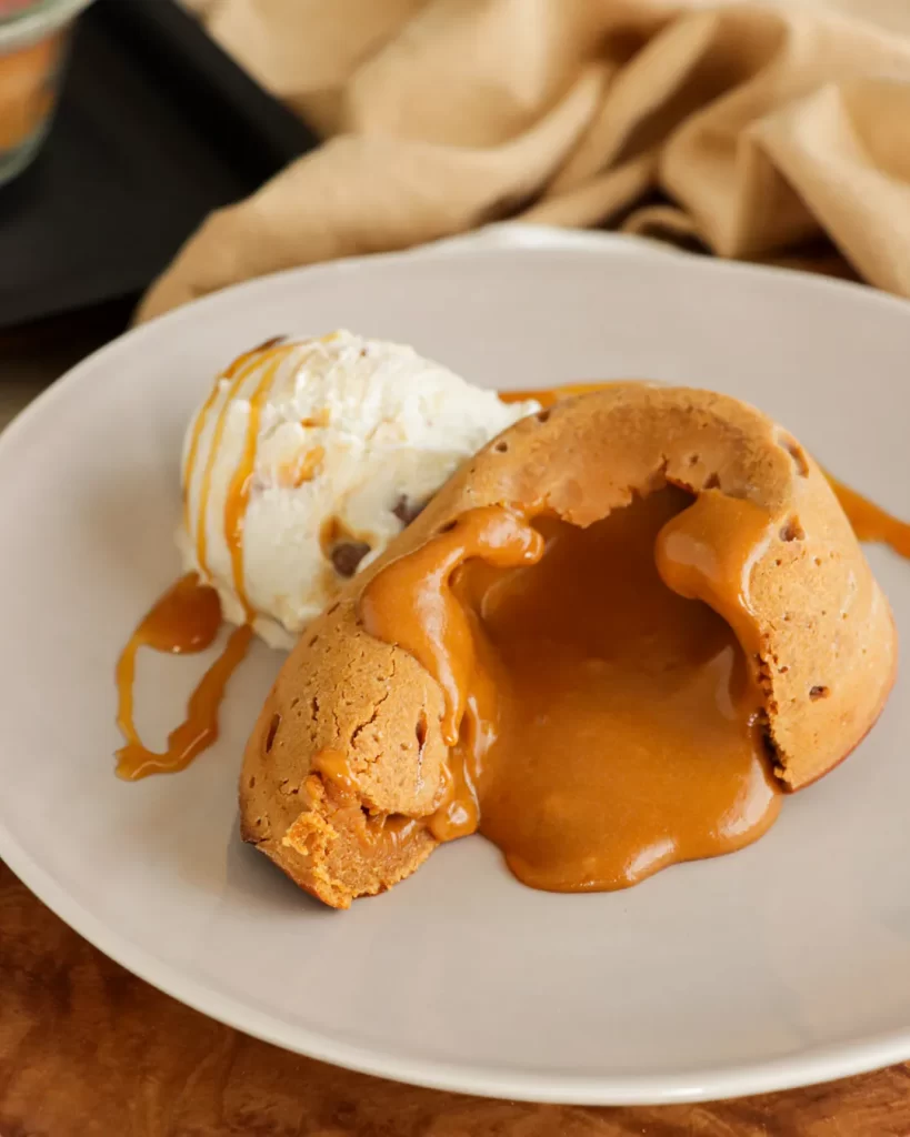 volcan de dulce de leche