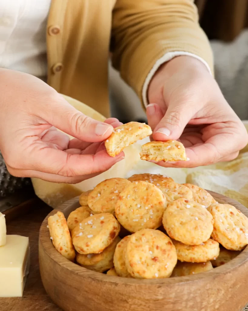 galletitas de queso crujientes
