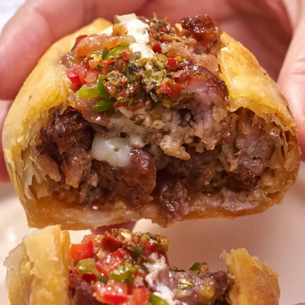 relleno empanada de choripan