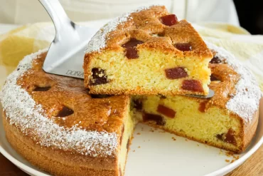 torta matera con membrillo