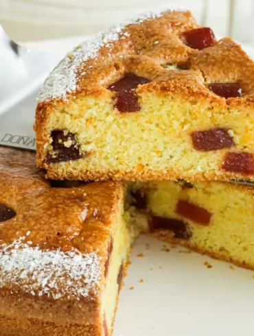 torta matera con membrillo