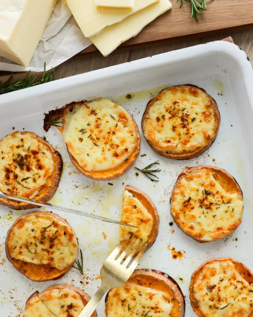 calabaza con queso gratinado