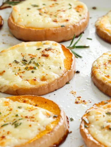 calabaza al horno con queso